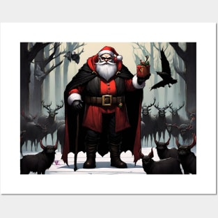 Goth Santa Posters and Art